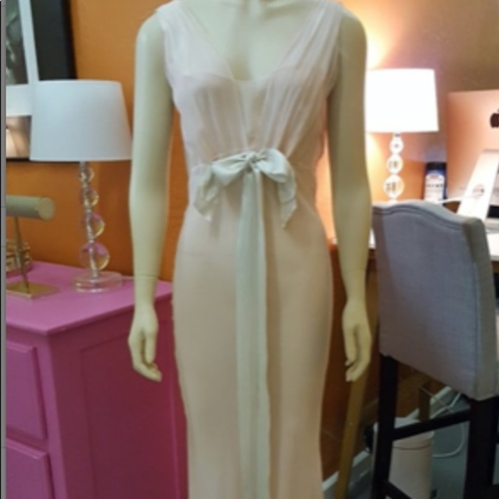 Vintage Silk Nightgown Petal Pink